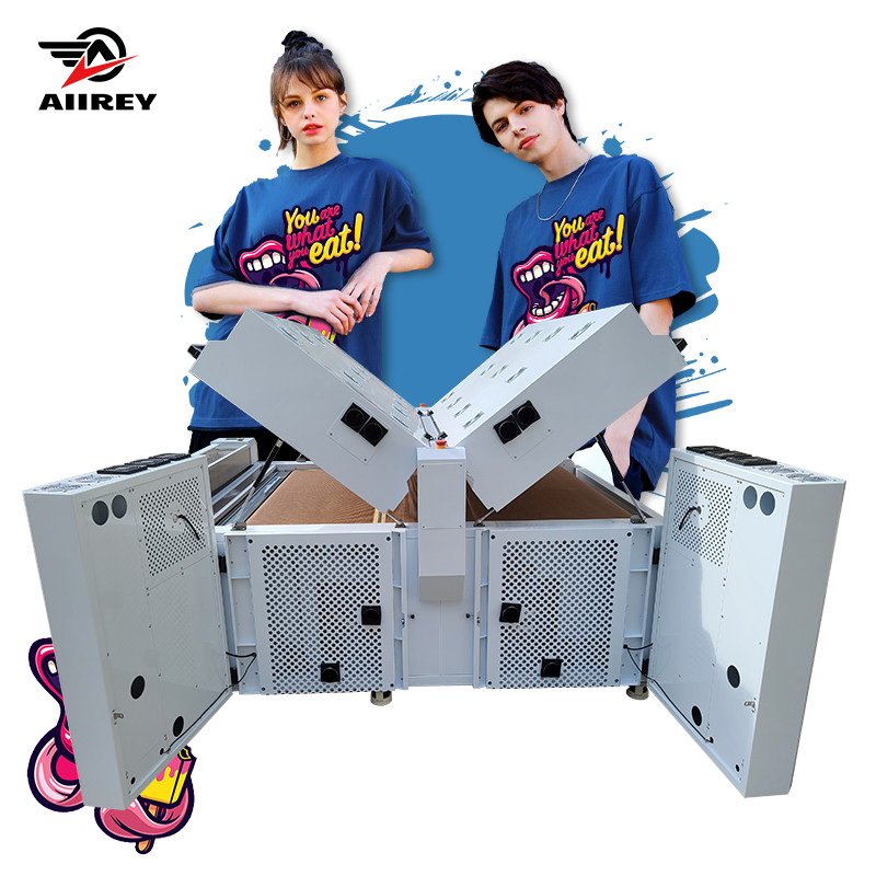 DTF-poedershaker met dubbele ovens Vaste constante temperatuur Verwarming trommel Zuigmaas Gordel
