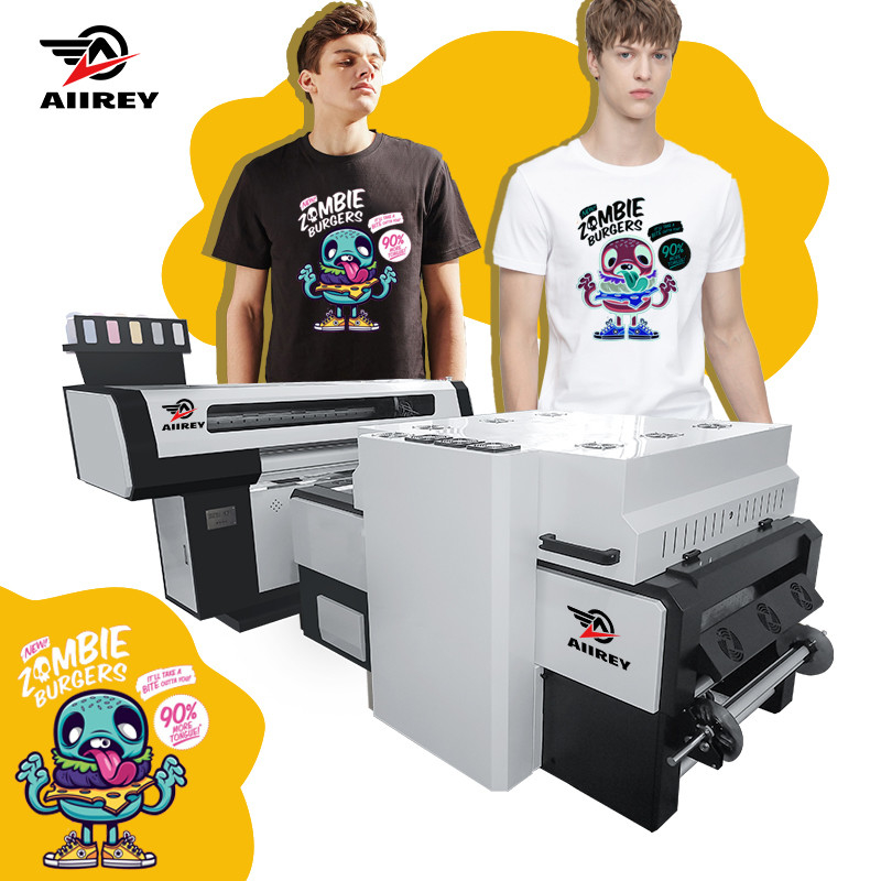 High Speed DTF Printer 60cm met all in one rookreiniger Max Print Size 650mm