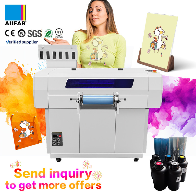 Volledig automatische cilinder UV printer zonder handmatige ingreep Afmetingen L*W*H 140*108*113cm