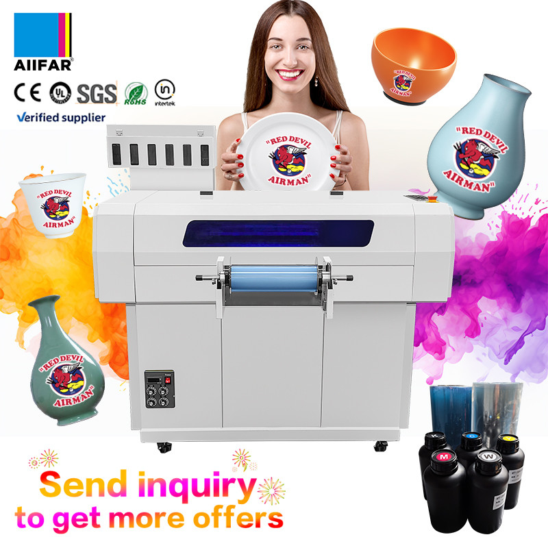Plaat Type Spanning 110V 220V UV DTF Printer Voor Inkjet Printing