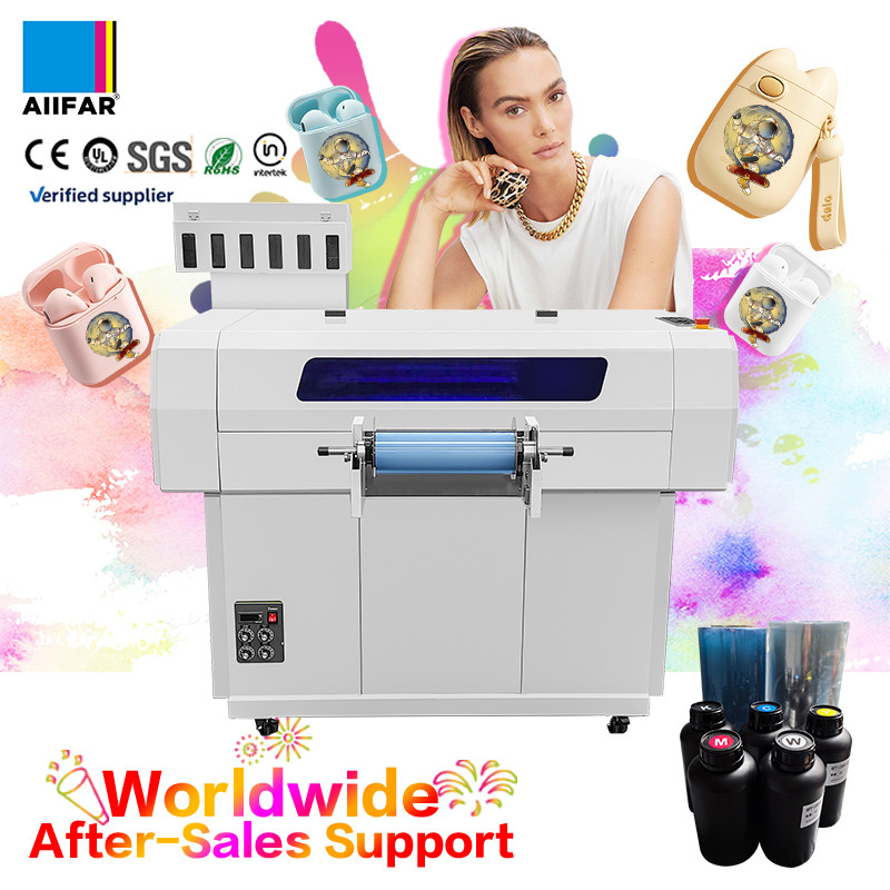 High Definition UV DTF Printer voor drukplaatsen Video Uitgaande Inspectie
