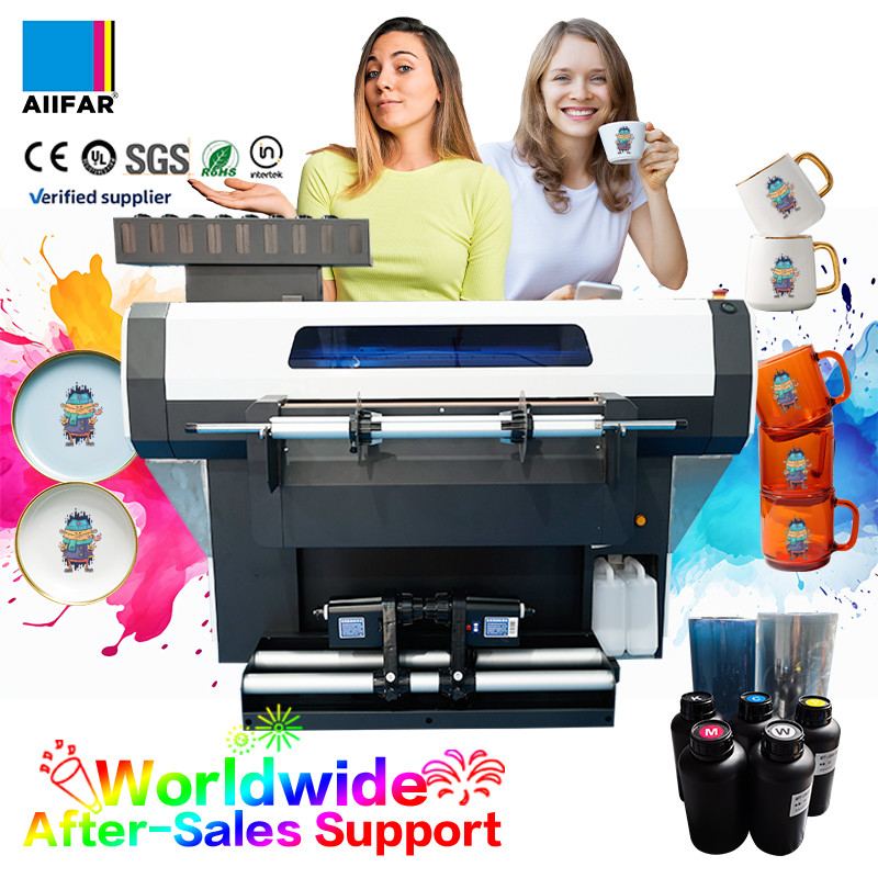 Automatische UV DTF inkjetprinter voor productieve 110V/220V Spanning Crystal Sticker Printing