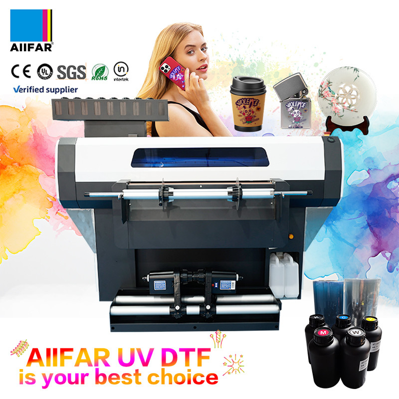Productiviteit Roll To Roll UV DTF printer Inkjet UV Crystal Sticker printer