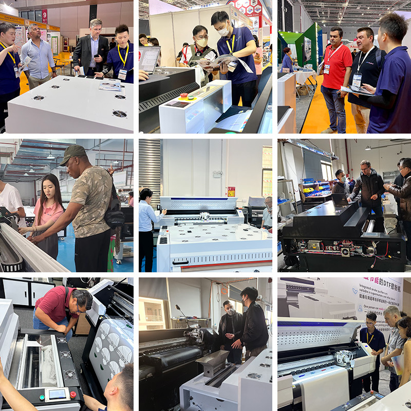 Inkjet DTF inkjetprinter voor productie Reclame Productiviteit UV plaat Type