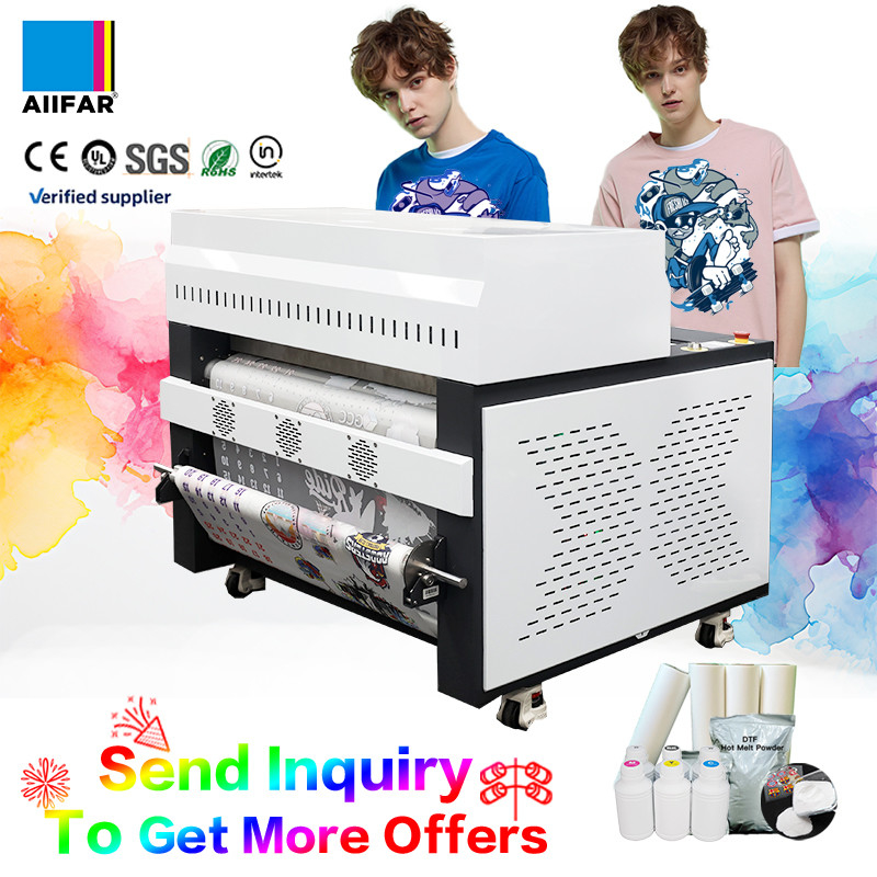 DTF printer Paste rocking poeder machine voor T-shirt zak sokken en schoenen drukken